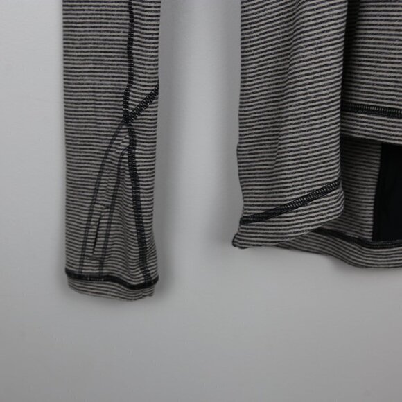 LULULEMON Star Runner Long Sleeve in Tonka Stripe Cashew / Heathered Black - Picture 7 of 9